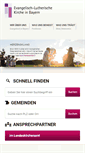 Mobile Screenshot of bayern-evangelisch.de